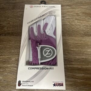 Zero Friction Ladies Left Golf Glove- One Size Fit Left Glove